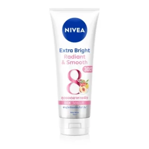 Nivea Extra Bright Radiant And Smooth Body Serum Lotion 50X 180Ml sunscreen in shoppaton store