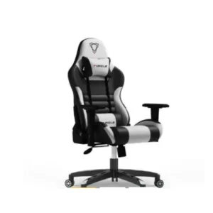 black and white shoppaton gaming chair