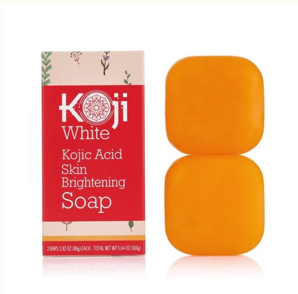 Koji White Kojic Acid Skin Brightening Soap 5.64oz (160g) 2 Bars