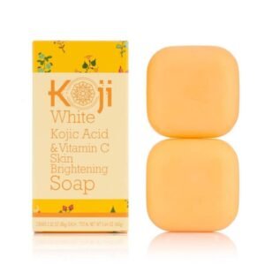 Koji White Kojic Acid & Vitamin C Skin Brightening Soap 5.64oz (160g) 2Bar