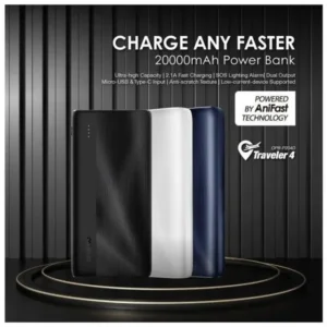 oraimo Traveler 4 20000mAh 10.5W Power Bank Shoppaton Store